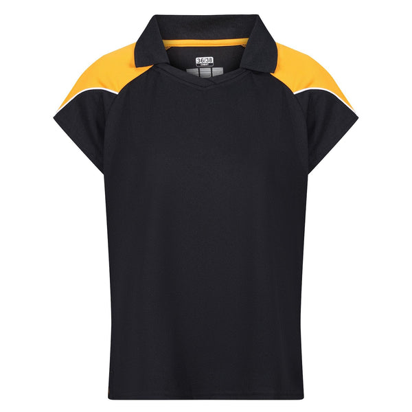 Chadwick Igen Female Polo (Junior) - Black / Amber