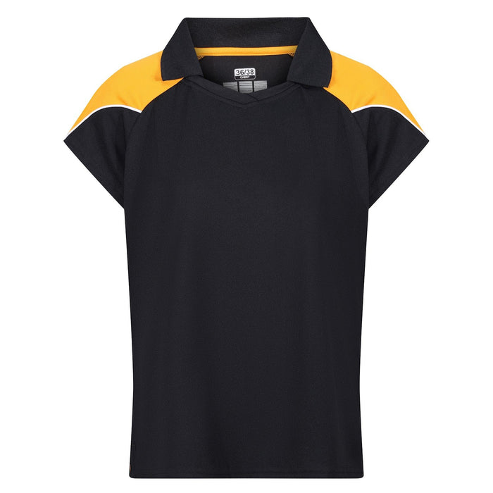 Chadwick Igen Female Polo (Junior) - Black / Amber