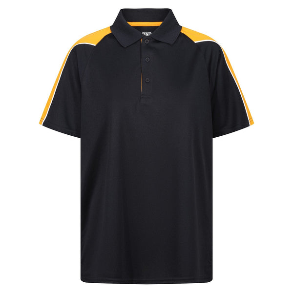 Chadwick Igen Unisex Polo (Junior) - Black / Amber