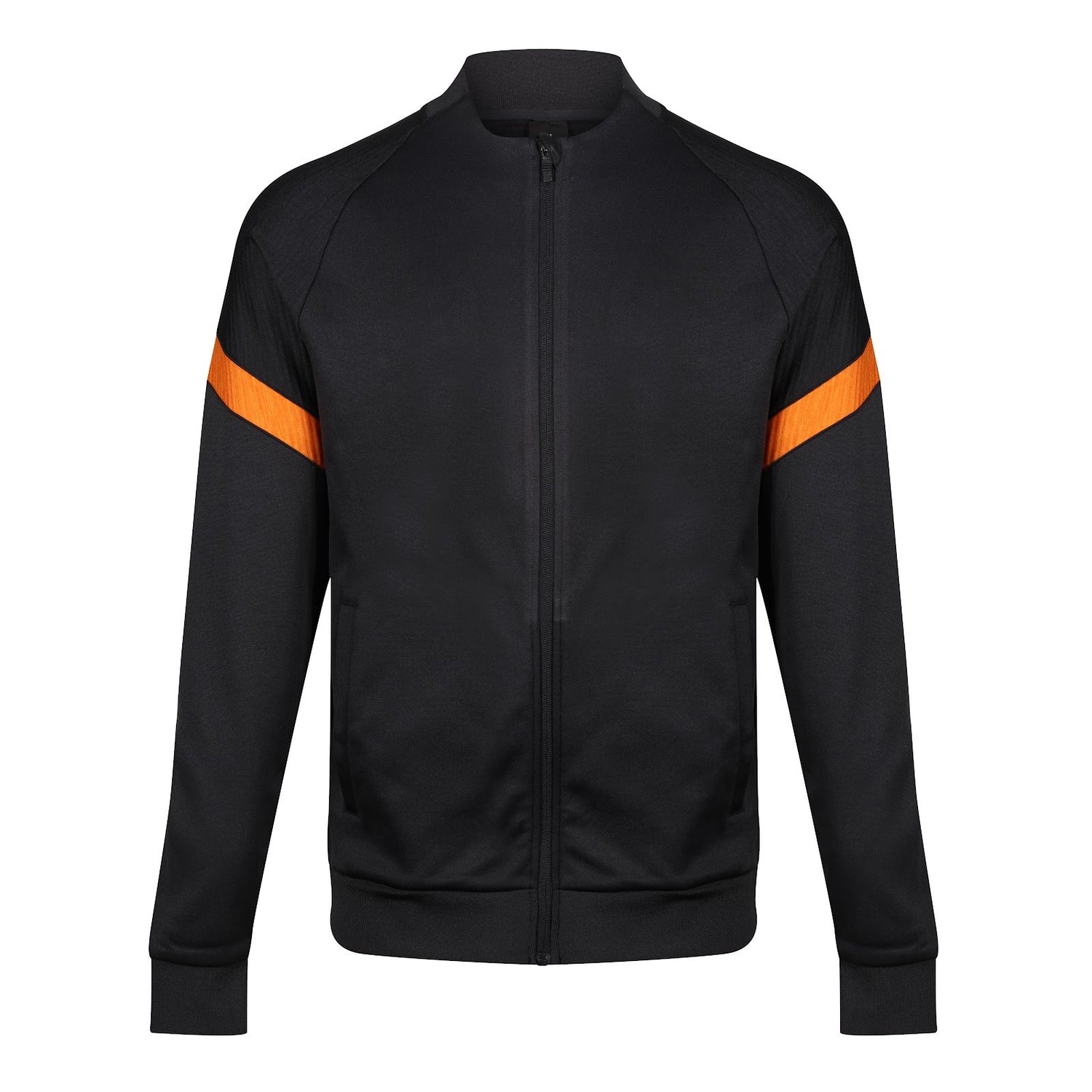 Chadwick Kinetic Full Zip Track Top (Junior) - Black / Amber