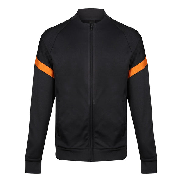 Chadwick Kinetic Full Zip Track Top (Junior) - Black / Amber