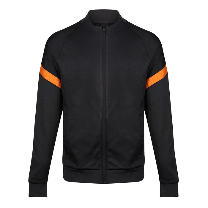 Chadwick Kinetic Full Zip Track Top (Junior) - Black / Amber