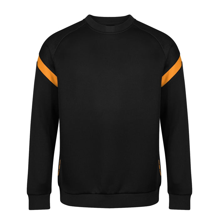 Chadwick Kinetic Crew Neck Tech Top (Junior) - Black / Amber