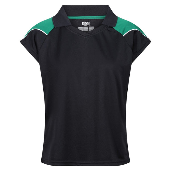 Chadwick Igen Female Polo (Junior) - Black / Bottle