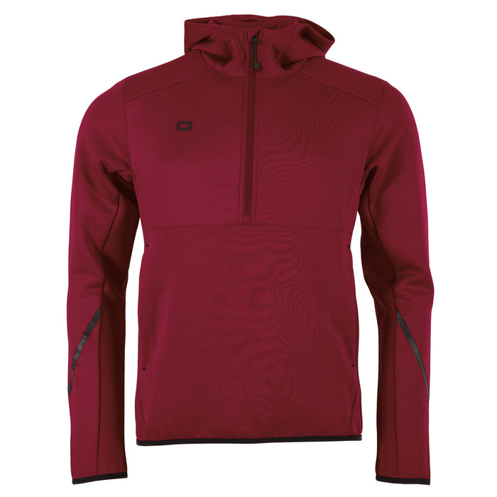 Stanno Plaza Hooded Half Zip Top (Junior) - Red