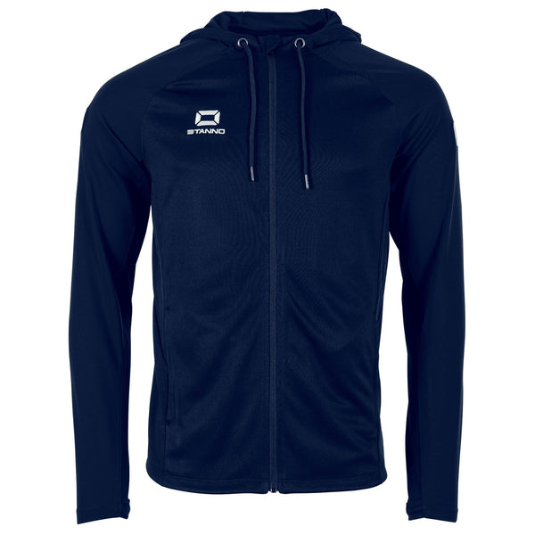 Stanno Stadio Hooded Full Zip Top (Adult) - Navy