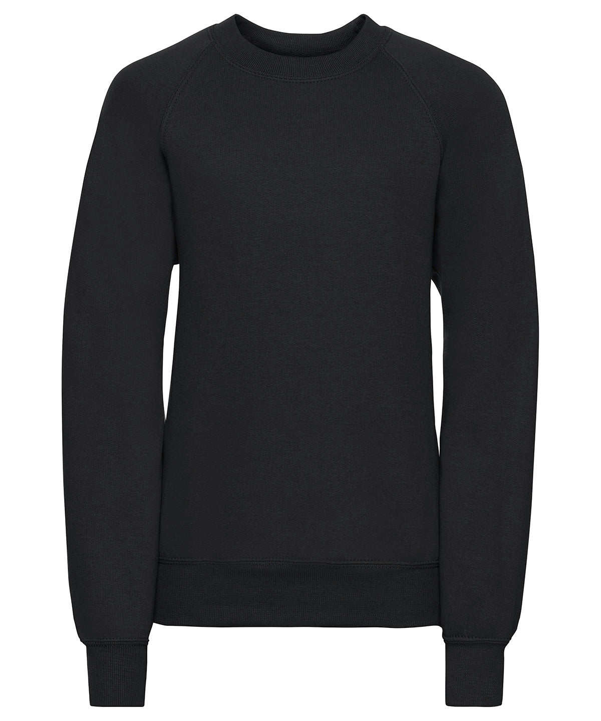 Russell Athletic Kids Raglan Sleeve Sweatshirt - Black