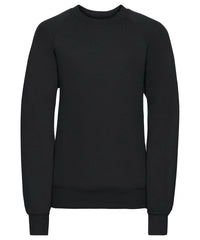 Russell Athletic Kids Raglan Sleeve Sweatshirt - Black