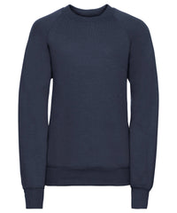 Russell Athletic Kids Raglan Sleeve Sweatshirt - French Navy