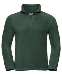 Russell Athletic ¼-zip Outdoor Fleece - Bottle Green