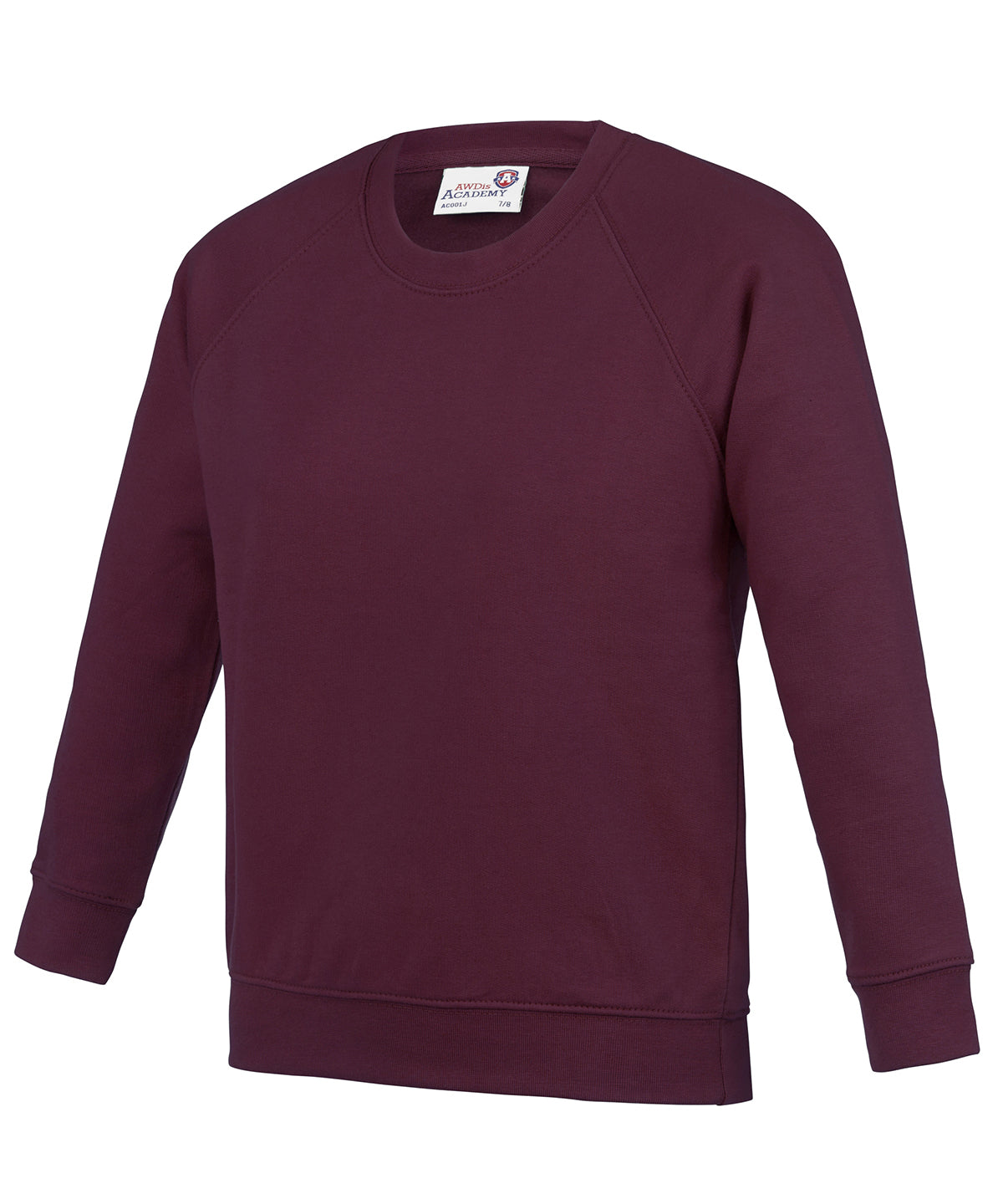 Awdisacademy Kids Academy Raglan Sweatshirt - Academy Burgundy