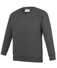 Awdisacademy Kids Academy Raglan Sweatshirt - Academy Charcoal