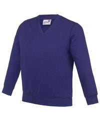 Awdisacademy Kids Academy V-neck Sweatshirt - Academy Purple
