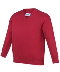 Awdisacademy Kids Academy V-neck Sweatshirt - Academy Red
