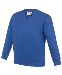 Awdisacademy Kids Academy V-neck Sweatshirt - Academy Royal Blue
