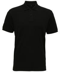Asquith & Fox Men's Super Smooth Knit Polo - Black