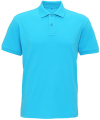 Asquith & Fox Men's Super Smooth Knit Polo - Turquoise