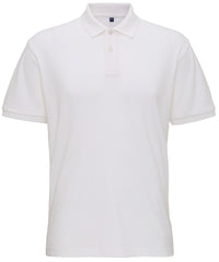 Asquith & Fox Men's Super Smooth Knit Polo - White