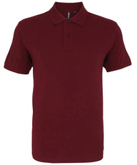 Asquith & Fox Polo - Burgundy
