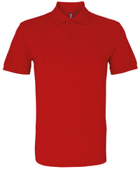 Asquith & Fox Polo - Cherry Red