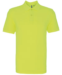 Asquith & Fox Polo - Neon Yellow