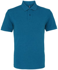 Asquith & Fox Polo - Teal Heather