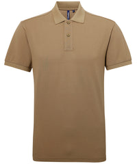 Asquith & Fox Men’s Polycotton Blend Polo - Khaki