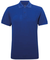 Asquith & Fox Men’s Polycotton Blend Polo - Royal*