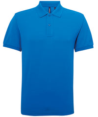 Asquith & Fox Men’s Polycotton Blend Polo - Sapphire*