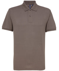 Asquith & Fox Men’s Polycotton Blend Polo - Slate