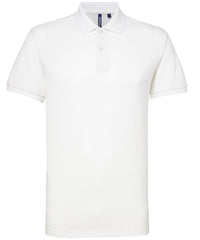 Asquith & Fox Men’s Polycotton Blend Polo - White*