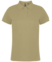 Asquith & Fox Women's Classic Fit Polo - Khaki