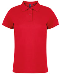 Asquith & Fox Women's Classic Fit Polo - Red
