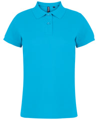 Asquith & Fox Women's Classic Fit Polo - Turquoise