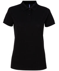 Asquith & Fox Women’s Polycotton Blend Polo - Black