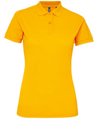 Asquith & Fox Women’s Polycotton Blend Polo - Sunflower