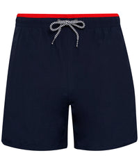 Asquith & Fox Swim Shorts - Navy/Red
