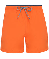 Asquith & Fox Swim Shorts - Orange/Navy