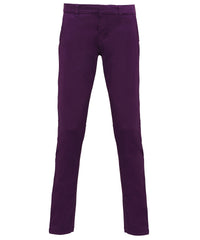 Asquith & Fox Women's Classic Fit Chinos - Purple