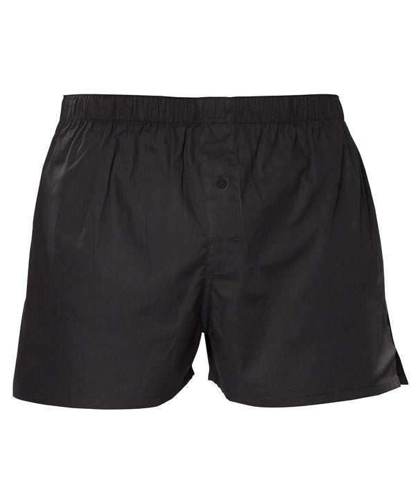 Asquith & Fox Men's Classic Boxers - Black