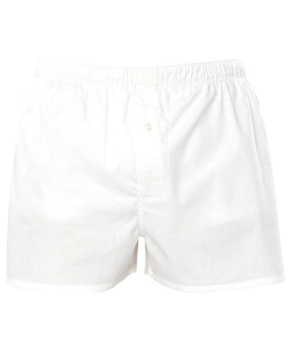 Asquith & Fox Men's Classic Boxers - White