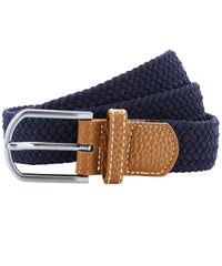 Asquith & Fox Braid Stretch Belt - Navy