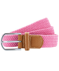 Asquith & Fox Braid Stretch Belt - Pink Carnation
