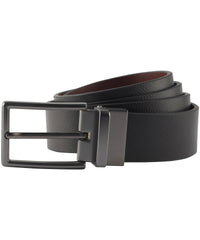 Asquith & Fox Men's Two-way Leather Belt - Black/Brown