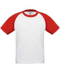 B&C Collection B&c Baseball /kids - White/Red