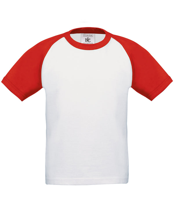 B&C Collection B&c Baseball /kids - White/Red