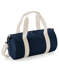 BagBase Mini Barrel Bag - French Navy/Off White