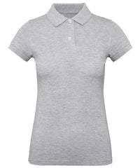 B&C Collection B&c Inspire Polo /women - Heather Grey