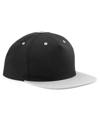 Beechfield 5-panel Contrast Snapback - Black/Grey