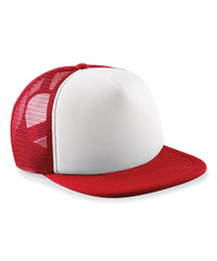 Beechfield Junior Vintage Snapback Trucker - Classic Red/White